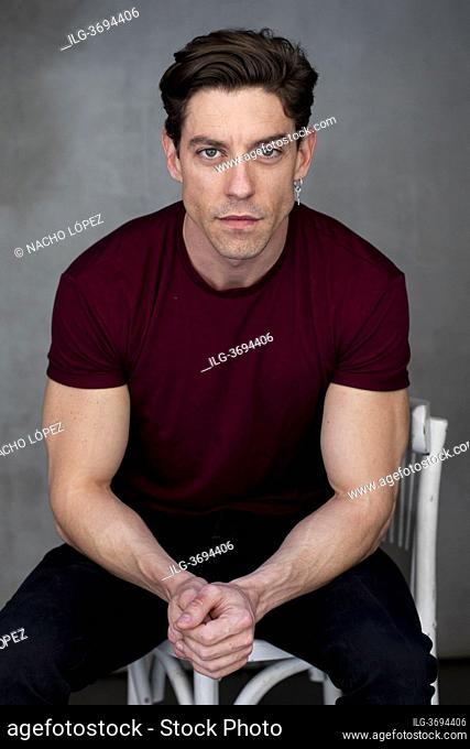 Adrian Lastra poses for a photo session on April 26, 2018 in Madrid, Spain
