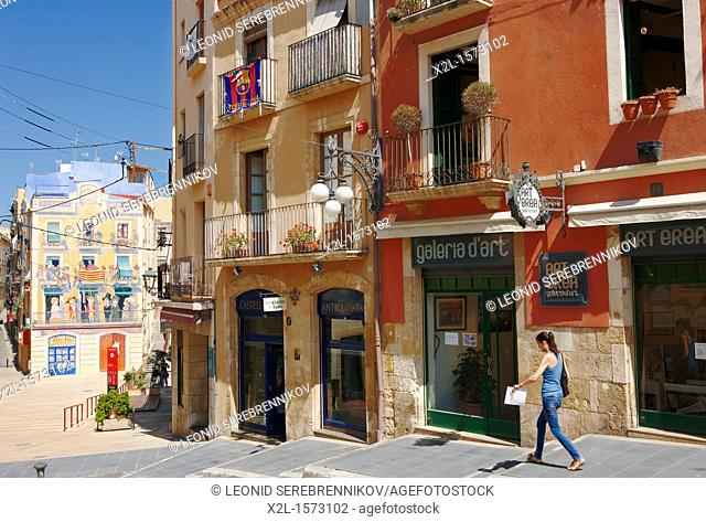 Old town  Tarragona, Catalonia, Spain