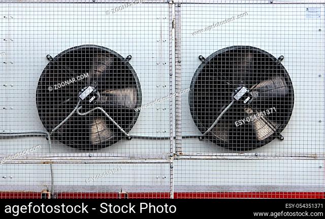two air ventilation systems on the wall