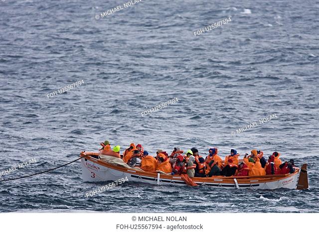 Rescue operation for sinking ship MV Explorer in Antarctica