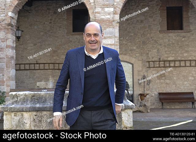 Secreatry of Democratic party Nicola Zingaretti during the meeting in Rieti, ITALY-13-01-2020