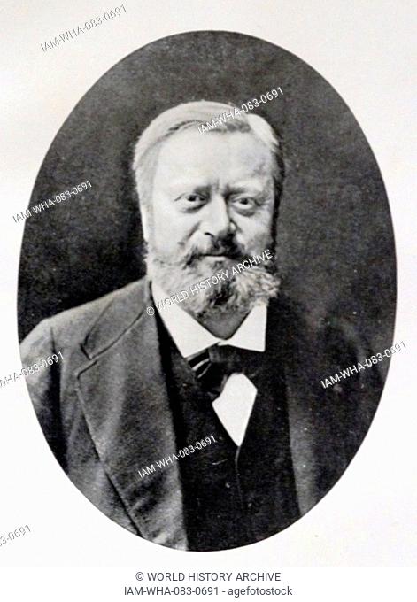 Photographic portrait of Edmond François Valentin About (1828-1885) a French novelist, publicist and journalist. Dated 19th Century
