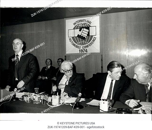 Dec. 09, 1974 - International Trade Union Conference: A three-day international trade union conference, financed by British and attended by 30 Soviet bloc...
