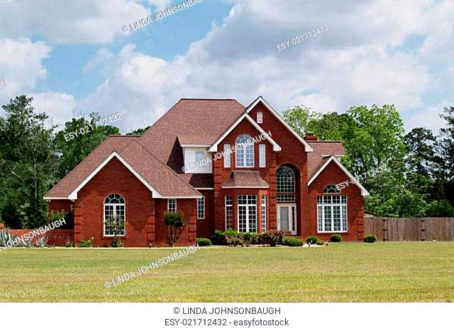 Two Story Brick Residential Home