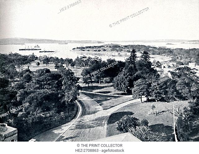 'Sydney Harbour and Botanical Gardens, c1900. Creator: Unknown