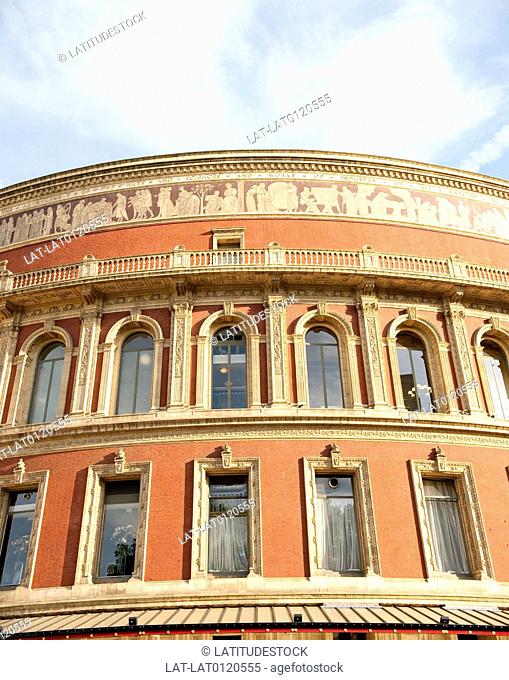 The Albert Hall was one of the monuments to Queen Victoria's consort Prince Albert, and built in his memory as a public building for education and entertainment...