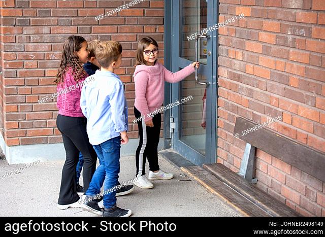Children entering school