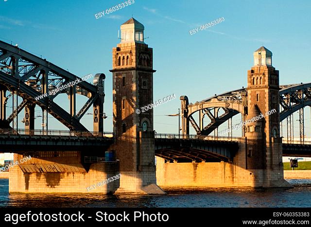 The Bridge of Peter the Great. Saint Petersburg, Russian Federation