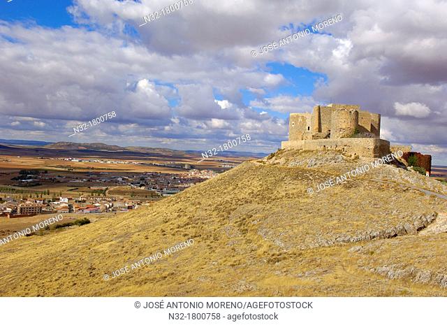 Castle of the Knights of St  John of Jerusalem, Consuegra, Toledo province, Route of Don Quixote, Castilla-La Mancha, Spain