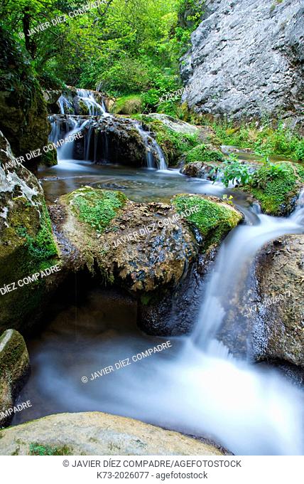 Puron River. Valderejo Natural Park. Alava. Basque Country. Spain