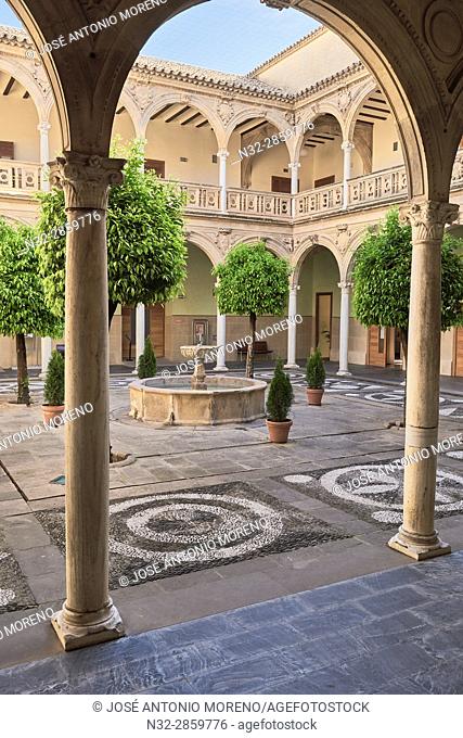 Jabalquinto palace, Baeza, Jaen province, Andalusia, Spain
