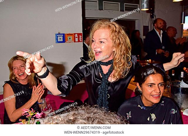 Charity at Cookies Cream in benefit of an orphanage in Tanzania. Featuring: Inga Humpe, Leyla Piedayesh Where: Berlin, Germany When: 13 Oct 2016 Credit:...