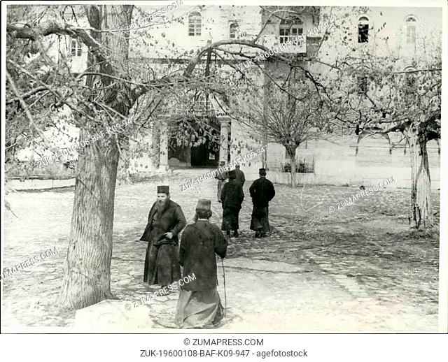 1945 - Militant Monks On Mount Athos: In the Esphigmenou monastry on Mount Athos in the north of Greece, 40 morks are refusing to comply with the decision of...