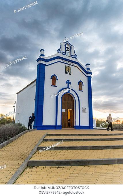 Ermita Nuestra Señora del Carmen, Punta del Moral, Ayamonte, Andalucia, Spain