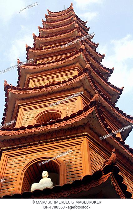 Tran Quoc Pagoda, Hanoi, Vietnam, Asia