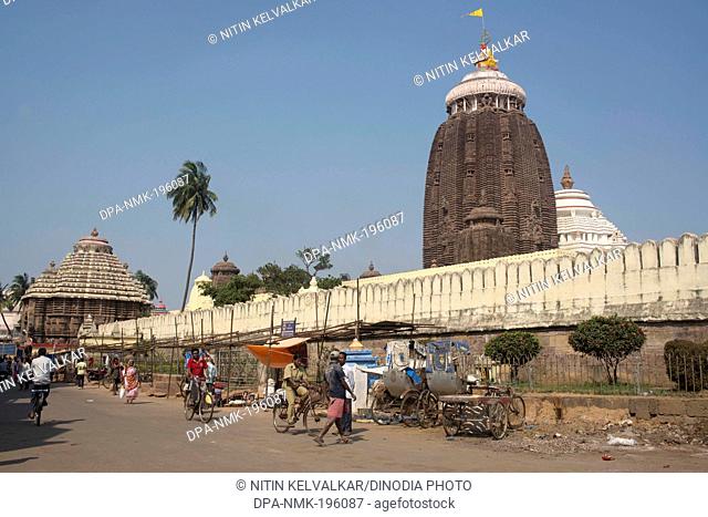 Jagannath temple, puri, orissa, india, asia