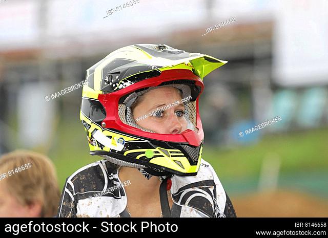 Portrait, Sina Willmann, European Championship, EM Quad 2015, Rudersberger Motocross, Rudersberg, Baden-Württemberg, Germany, Europe