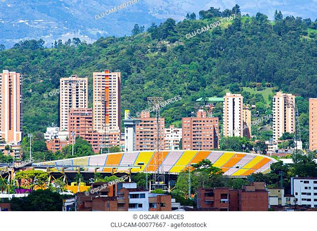 Panoramic of the City of Medellin, Antioquia, Colombia