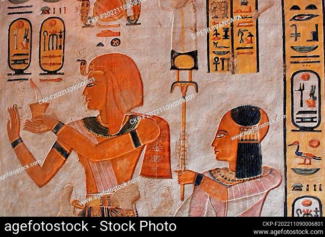 Tomb of Prince Khaemwaset in Luxor (ancient Thebes), Valley of the Queens, Egypt, October 19, 2022. (CTK Photo/Petr Svancara)