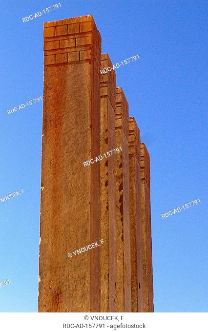 Awam Temple steles of Marib Marib Yemen