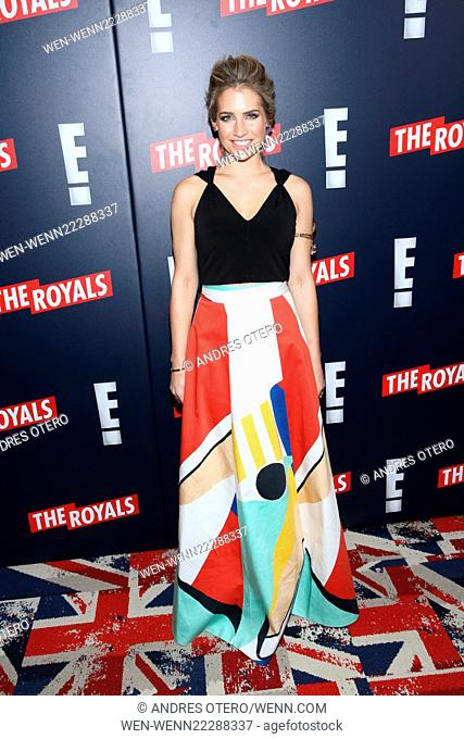 Premiere of television drama series 'The Royals' at The Standard Highline - Red Carpet Arrivals Featuring: Sophie Colquhoun Where: New York City, New York