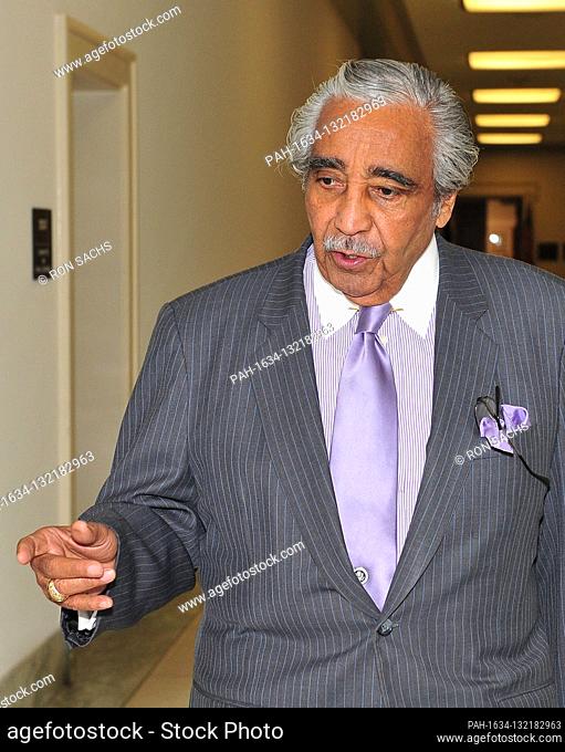 United States Representative Charlie Rangel (Democrat of New York) departs from his Capitol Hill office on Tuesday, November 30, 2010