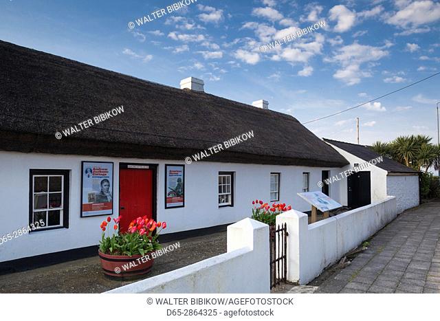 UK, Northern Ireland, County Antrim, Carrickfergus, Andrew Jackson Cottage, ancestral home of US seventh president
