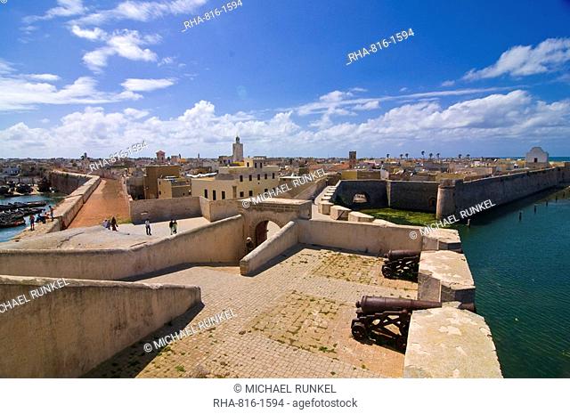 The Portuguese fortified city of Mazagan now called El Jadida, UNESCO World Heritage Site, Morocco, North Africa, Africa