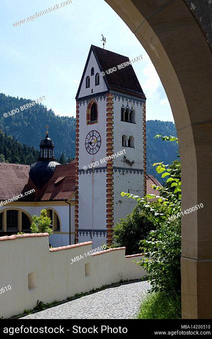 Germany, Bavaria, Swabia, Allgäu, Ostallgäu, Füssen, Hohes Schloss