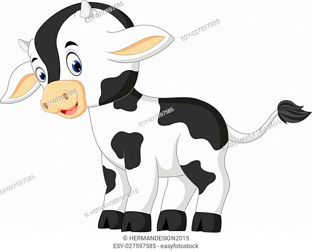 illustration of cute baby bull cartoon, Stock Vector, Vector And Low Budget  Royalty Free Image. Pic. ESY-027307635 | agefotostock
