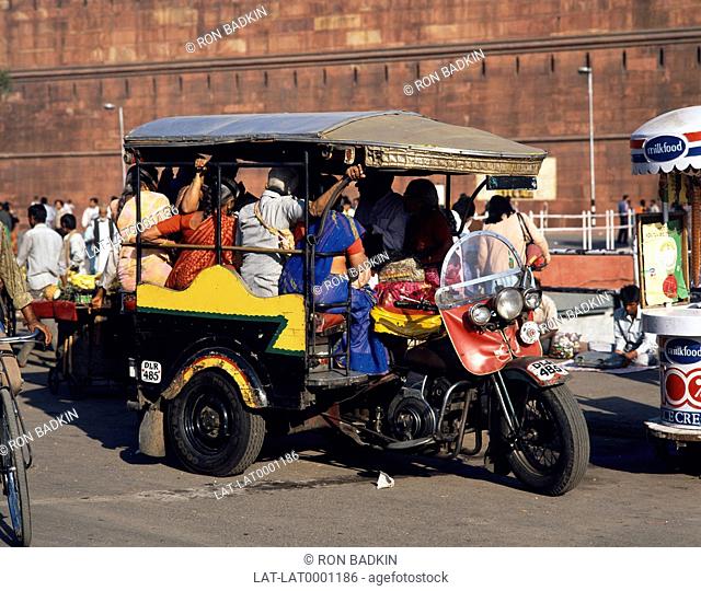 Auto rickshaws are a common three wheeled vehicle found throughout Asia. Also known as a phut phut they are made from a powerful motorcyle which has had its...