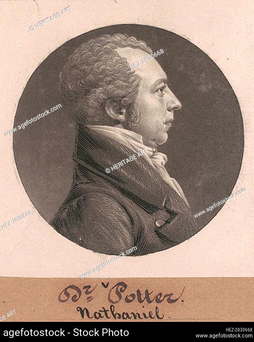Nathaniel Potter, 1804. Creator: Charles Balthazar Julien Févret de Saint-Mémin