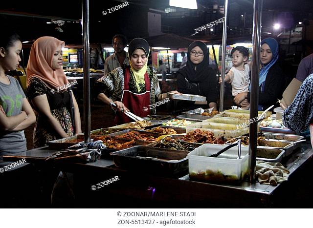 Food stall in Kota Bharu