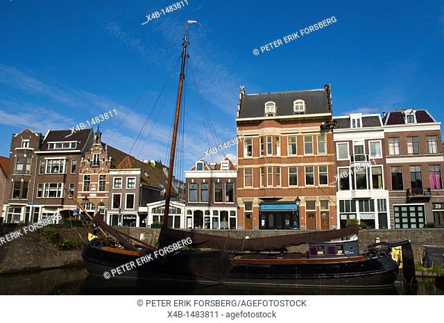 Voorhaven in Delfshaven district Rotterdam the province of South Holland the Netherlands Europe