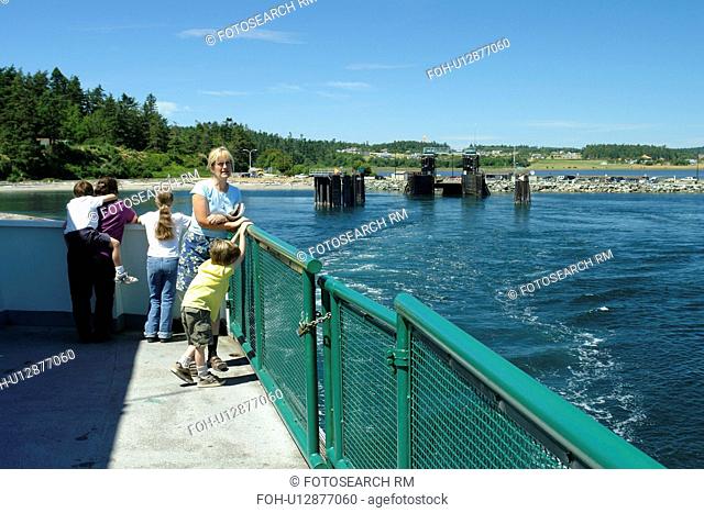 Keystone, WA, Washington, Puget Sound, Whidbey Island, Port Townsend, San Juan Islands, Admiralty Inlet and Head, car and passenger ferry