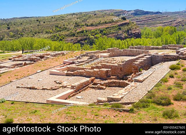 Tiermes Celtiberian-Roman Archaeological Site, Montejo de Tiermes, Soria, Castilla y León, Spain, Europe