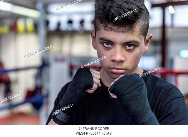 Portrait of a young martial artist
