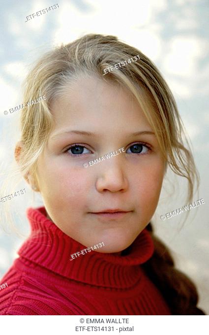 Portrait of a girl. Sweden