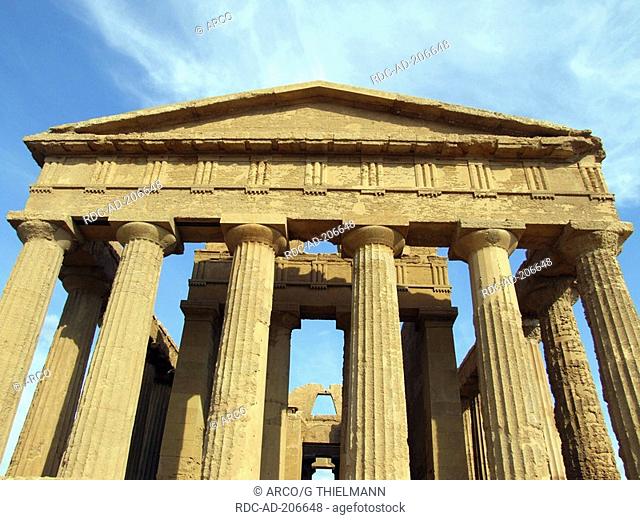 Concordia temple, Agrigent, Sicily, Italy, Agrigento