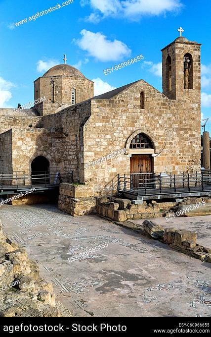 in cyprus the old church and the historical heritage of history