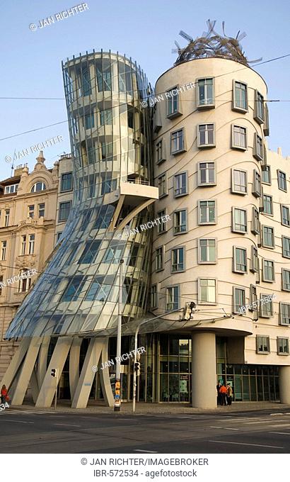 Dancing house Ginger and Fred by Frank Gehry, Prague, Czech Republic