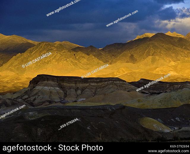 Sunset. Amargosa Range. . Death Valley National Park. . California/Nevada. USA