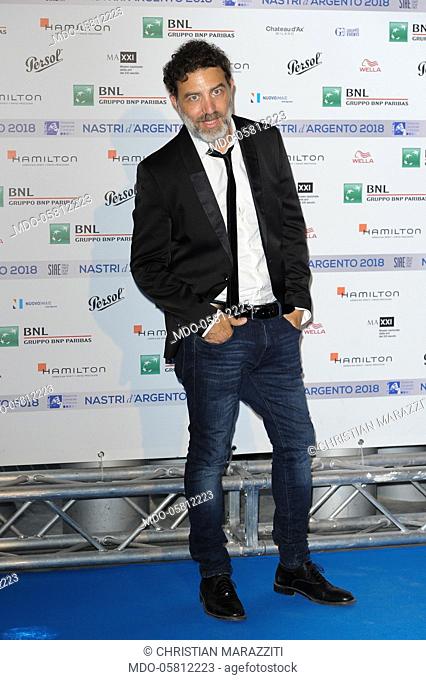 Italian actor Christian Marazziti during the photocall for the presentations of the Nastri d’Argento 2018 nominations, MAXXI - the National Museum of 21st...