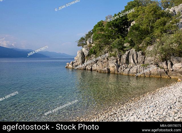 Coastal landscape in Porozina, Cres / Croatia