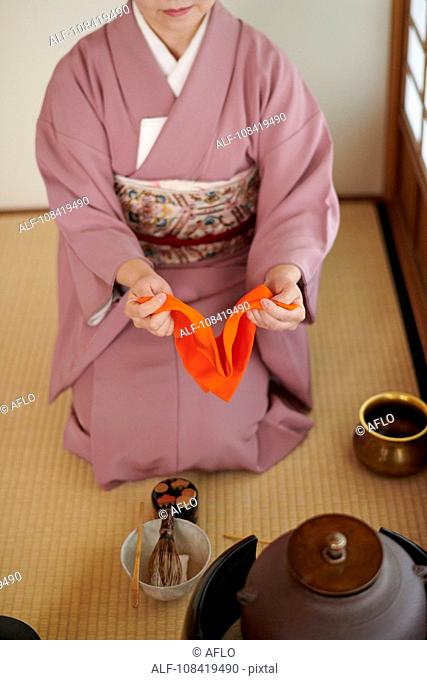 Japanese traditional tea ceremony