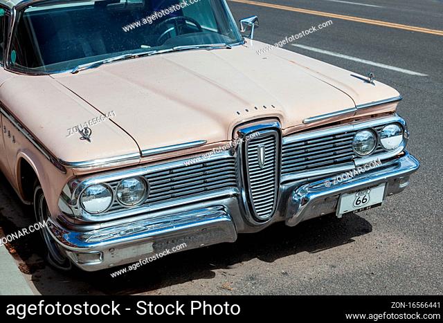 SELIGMAN, ARIZONA/USA - JULY 31 : Old Edsel parked in Seligman Arizona on July 31, 2011