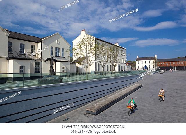 UK, Northern Ireland, County Londonderry, Derry, Ebrington Square, renovated former British Naval base
