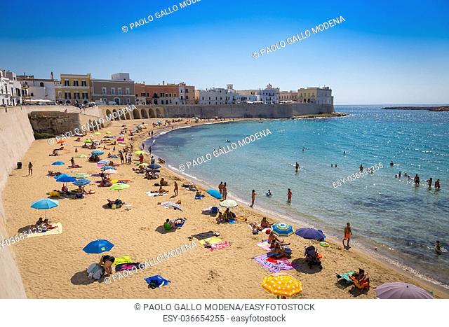 In the most cool location of Puglia Region (South Italy), a costal panorama with a wonderful blue sky
