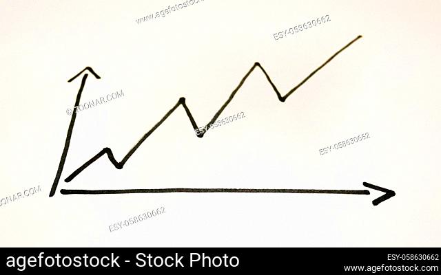 Going Up Arrow Rising Data animation