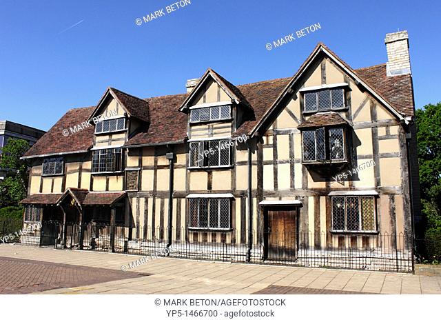 Shakespeare's birthplace Henley Street Stratford Upon Avon